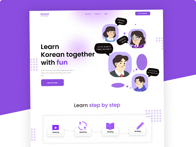 Redline International - Workshop Korea Landing Page design ui web design