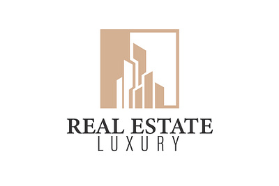 Luxury Real Estate Logo branding design graphic design illustration logo ui ux vector