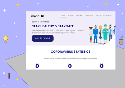 Covid cause coronavirus covid covidprevention dangerous design figma logo symtoms ui ux virus website