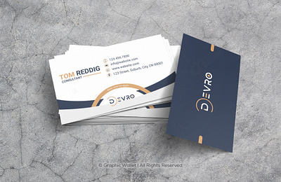 Devro - Business Card branding design graphic design graphicwallet illustration logo typography ui ux vector