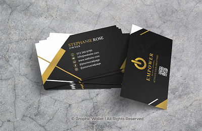 EMPOWER - BUSINESS CARD branding design graphic design graphicwallet illustration logo typography ui ux vector