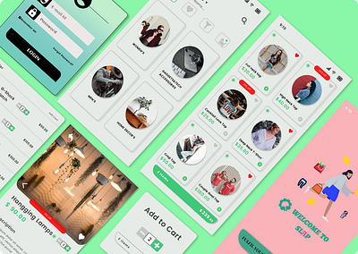 Slap app design e commerce figma mobile application shopping ui ux