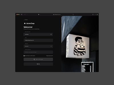 Log In Concept branding button dark mode design figma form graphic design illustration input landing landing page login logo ui ui design user experience user interface ux ux design webflow