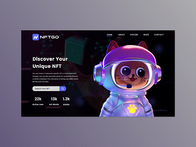 NFT Landing Page Template aplication app design home home page homepage landing landing page landingpage nft ui uidesign uiux userinterface ux ux design uxui web design web page web site website