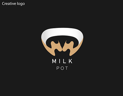 Milk Pot Logo Design art brand branding business logo creative logo design designer graphic design graphic designer illustration illustrator logo logo design logodesigns logos milk milk pot project typography vector