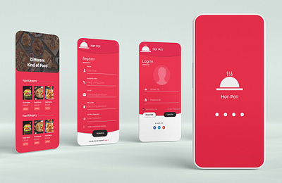 Food Delivery App UI Concept Design delivery figma food graphic design ui ux