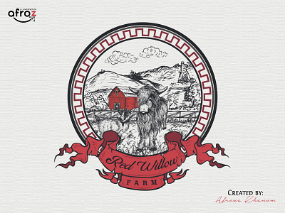 Red Willow adobe illustrator beautiful logo branding design graphic design illustration logo vector
