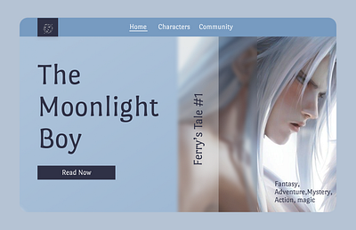 The Moonlight Boy ui uiux uidesign