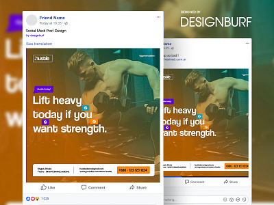 Social Media Post Design - Banner - Advertising ads design advertisement banner design branding clean banner design design graphic design instagram post social media social media banner social media design social media post ui ui design