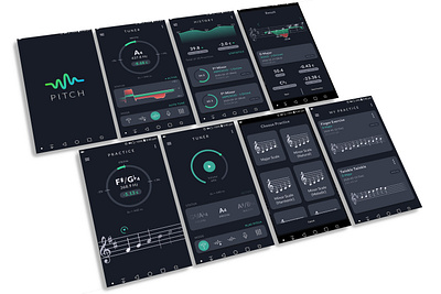 Practice App UI graphic design ui