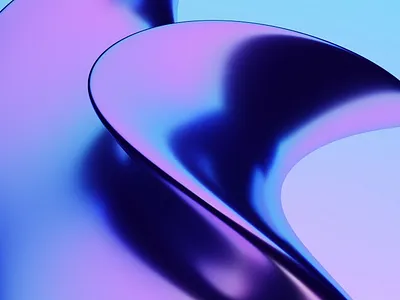 Blue & Purple Abstract Background 3d abstract background banner blender blue cyberpunk design gradient header holographic modern poster purple retro tech technology visuals wallpaper wavy