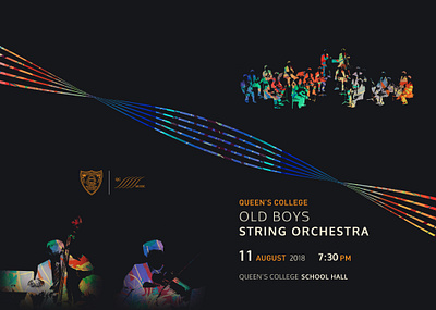 QCOBSO 2018 brochure concert design graphic design music