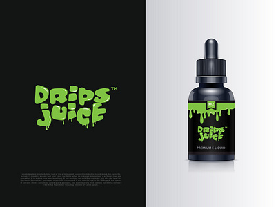 Vape Liquid Logo brand creative favicon identity liquid liquid logo logo logotype minimalist smoke vap vap logo vape logo vaper