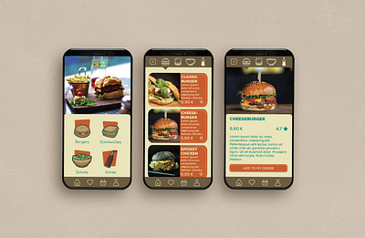 Big Bite Menu UI branding design graphic design illustration logo ui