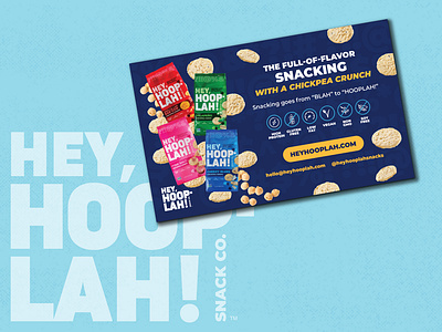 Hey, Hooplah! post card ad ads brand identity branding card design design graphic design post card post cards typography