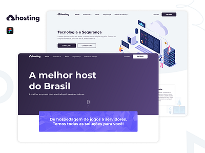 Web Hosting UI Design design figma homepage ui ui design uiux user interface web design website