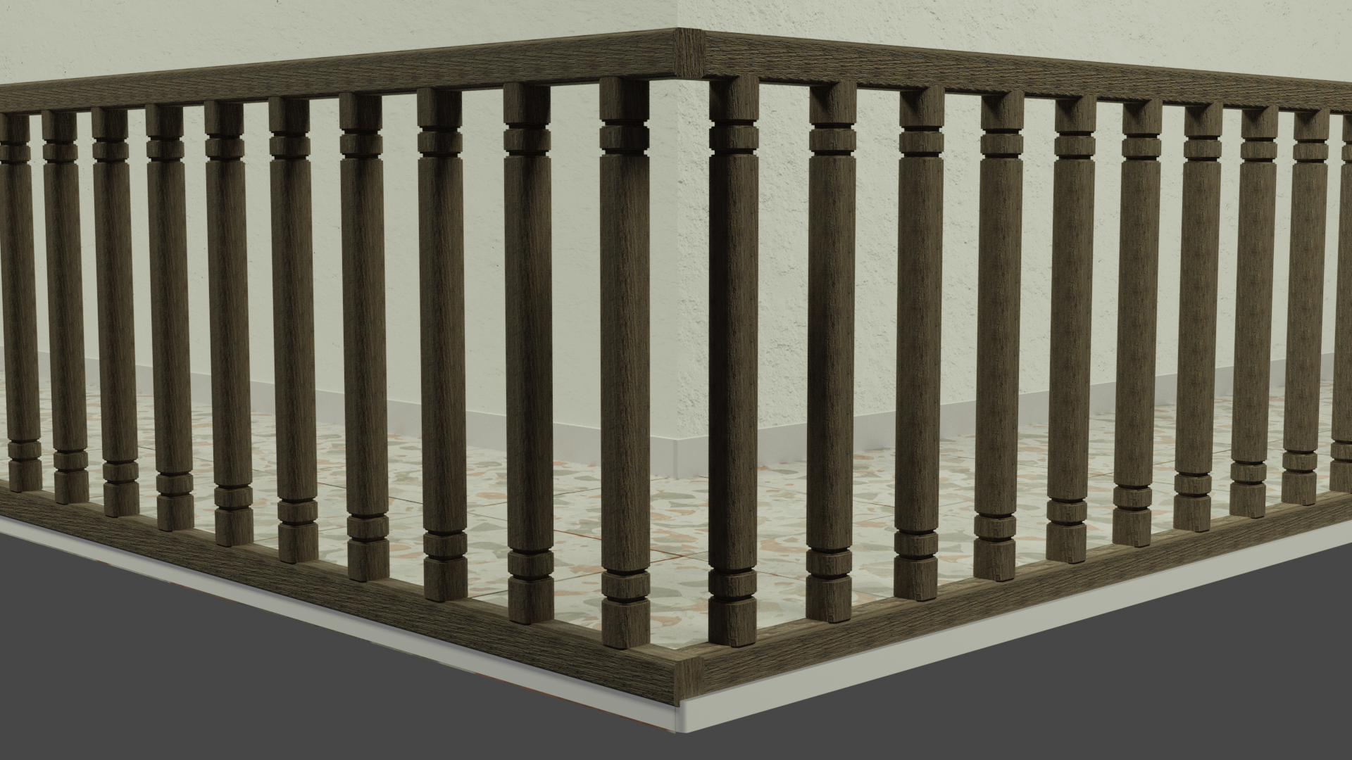 Example of Balcony Railings of My Village