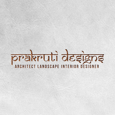 Prakruti Designs Brand Logo Design | WebsManiac Inc. logo logo design logo designer logo designing logo designs logos websmaniac