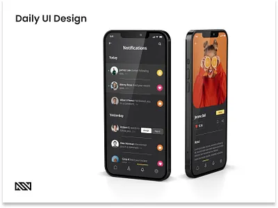 Notifications app branding daily ui design figma graphic design illustration logo ui user interface ux vector