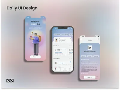 Job Listing app branding daily ui design figma graphic design illustration job listing logo ui user interface ux vector