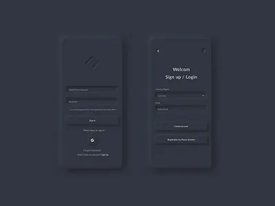 Neumorphism Login design glassmorphism icon login login page minimal neumorphism ui ux webdesign website