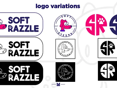 Soft Razzle Logo concepts ads advertisement animation app branding design graphic design illustration logo vector