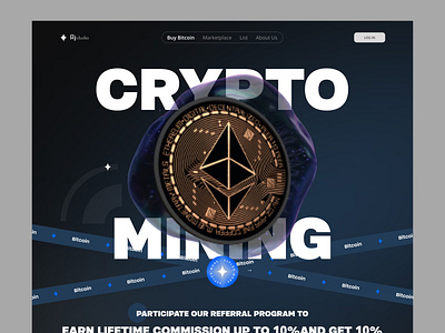 Crypto Mining - Website Landing Page 3d 3d web banking bitcoin bitcoin marketplace blockchain branding btc crypto cryptobitcoin cryptocoin cryptocurrency cryptomarketplace design finance landing page mining mining website nft website web design