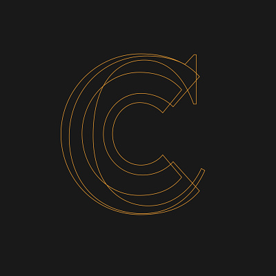 Typeface logo for Cortex adtech branding font logo presentation typeface