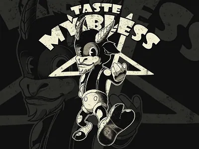 Cartoon Mascot 30s - Cute Baphomet branding cartoon 30s cartoon character cartoon mascot cartoon vector illustration graphic design logo rubberhous style vector art vector illustration