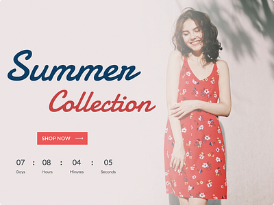 Summer collection b2b banner branding design fashion graphics summer