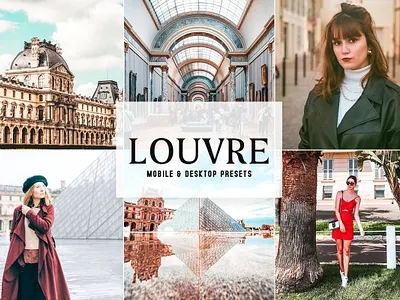 Louvre Mobile & Desktop Lightroom Presets wedding presets