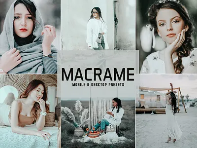 Free Macrame Mobile & Desktop Lightroom Presets outdoor lightroom presets wedding presets