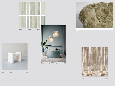 Larenne - Brand Identity art direction blue brand branding fresh green identity interior minimal moodboard romantic scandi spring texture