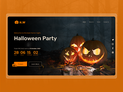 Halloween branding design graphic design halloween illustration logo ui ui designer uiux ux web design