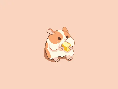 Hamster pixel art