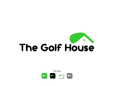 The Golf House awesome awesome logo branding design logo minimal vector