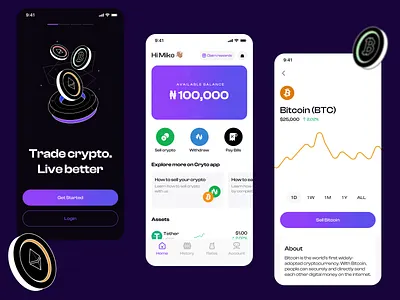 Koyn OTC App Exploration crypto cryptocurrency ill illustration ui web 3