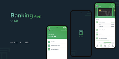 Banking App app bank bank app branding design illustration logo ui uiux ux vector