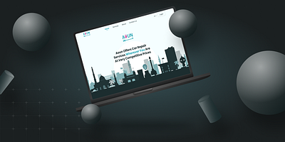 Landing Page 3d application art branding dark design illustration landing page ui uiux ux vector web