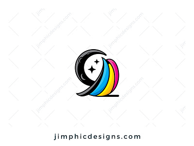 Cmyk Bird Logo bird branding design graphic design logo vector