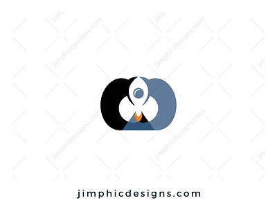 Rocket Birds Logo bird branding design graphic design logo vector