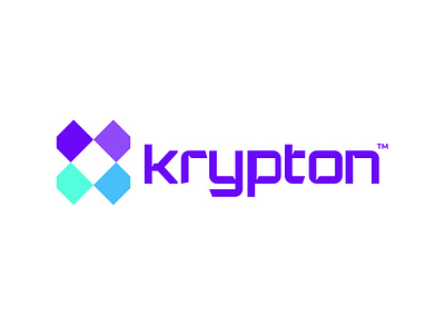 Krypton Logo branding graphic design k logo kryp logo krypton krypton logo logo logodesign logoes logofolio logos logotype monogram