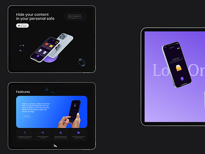 Landin page app design ui ux web webdesign website