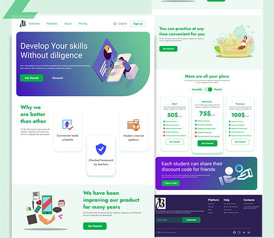 Lannding page (UI) app appdesign brand design branding creative design figma graphic design highlyfunctional ineraction landing page lang page mobileapp ui uidesign uiux userexperience userinterface ux uxdesign