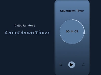 Daily UI #014 : Countdown Timer by Itisha Agarwal on Dribbble