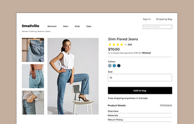 Daily UI - 12 Single Product Page dailyui dailyuichallenge design ui uidesign ux uxdesign visual design