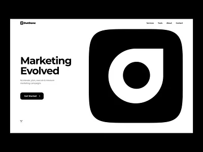 Landing Page: Digital Marketing apple ui branding clean cta hero hero section interface landing page landingpage logo marketing minimal ui ux visual identity web web design