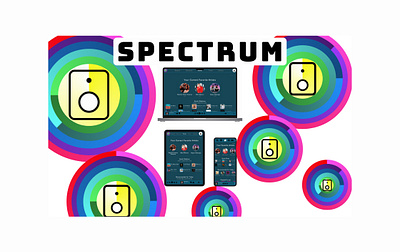 Spectrum design figma music ui ux