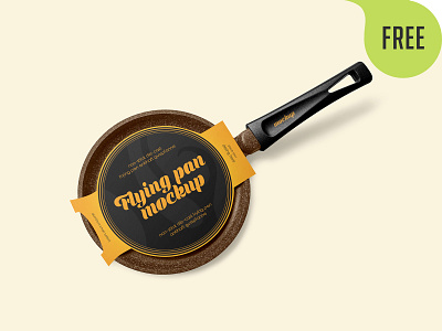 Free Frying Pan Mockup free freebie mockup mockups