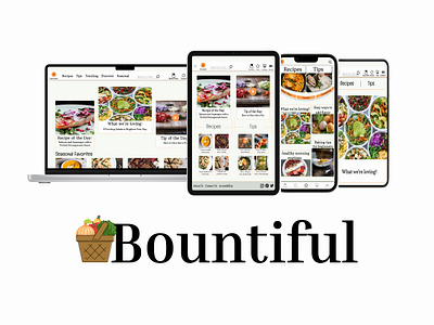 Bountiful design figma food nutrition ui ux